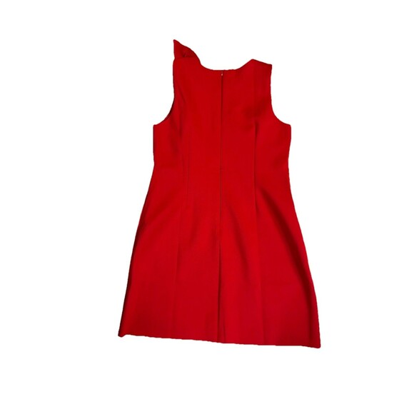 Jason Wu Ruffle Shoulder A-line Dress Red Size Large - Picture 8 of 8
